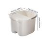 predolo Foot Bath Tub Foot SPA Tub Sturdy Lightweight Foot Bathing Bucket Foot Soaking Basin for Pedicure Relaxation Home Use Adults, Small with Lid view 2