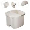 predolo Foot Bath Tub Foot SPA Tub Sturdy Lightweight Foot Bathing Bucket Foot Soaking Basin for Pedicure Relaxation Home Use Adults, Small with Lid view 3