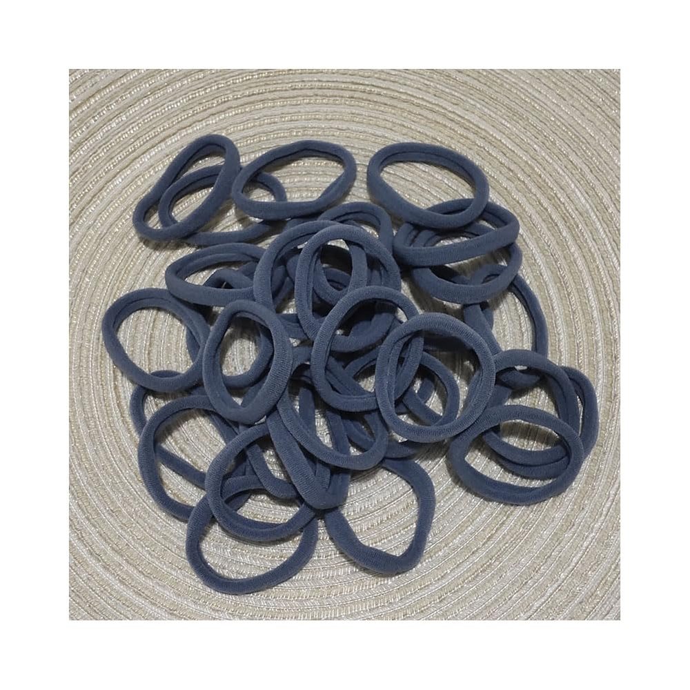 1000 Pcs Scrunchies for Women, Soft Elastic Hair Ties for Women - Wrinkle Hair Bands for Thick Hair, Ponytail Holders (Gray1)