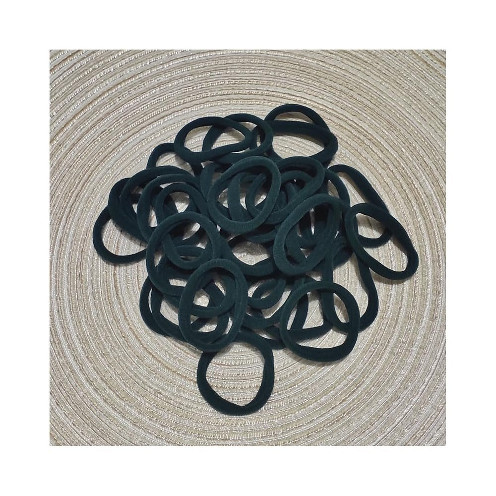 1000 Pcs Scrunchies for Women, Soft Elastic Hair Ties for Women - Wrinkle Hair Bands for Thick Hair, Ponytail Holders (Green)