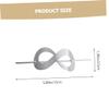 PartyKindom 2Pcs Gold Hollow Design Hairpin Sticks Decorative Hair Accessories for Women Elegant Updo Hair Decor for Special Occasions and Everyday Use view 2