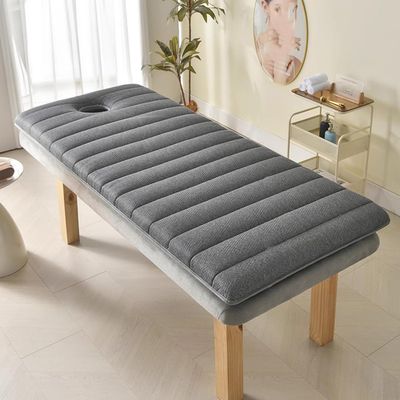 Grey 4cm,R 70190cm,Lash Bed Foam Topper for Massage Bed Memory Foam Massage Table Topper Spa Massage Table Pad & Face Elastic Bands Non-Slip-Lash Bed Cushion