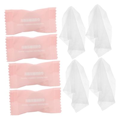 BAZEITFLOW 50pcs Disposable Face Towels Compressed Travel Towels for Face Washing Soft Compact Easy to Pack