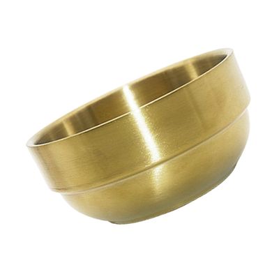 MERRYHAPY Stainless Steel Shaving Soap Bowl for Men Foaming Bowl Facial Cleansing Tool Unbreakable Design for Wet Shaving and Cream