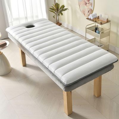 White 5cm,T 70190cm,Lash Bed Foam Topper for Massage Bed Memory Foam Massage Table Topper Spa Massage Table Pad & Face Elastic Bands Non-Slip-Lash Bed Cushion