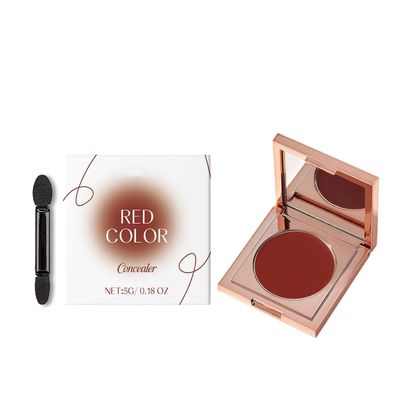 WDBAG Colored Clay Undereye Corrector With Brush For Concealing And Brightening Dark Circles Hydrating Makeup Accesories