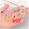 70pcs Mini Resin Bowknot Charms for DIY Crafts Xmas view 3