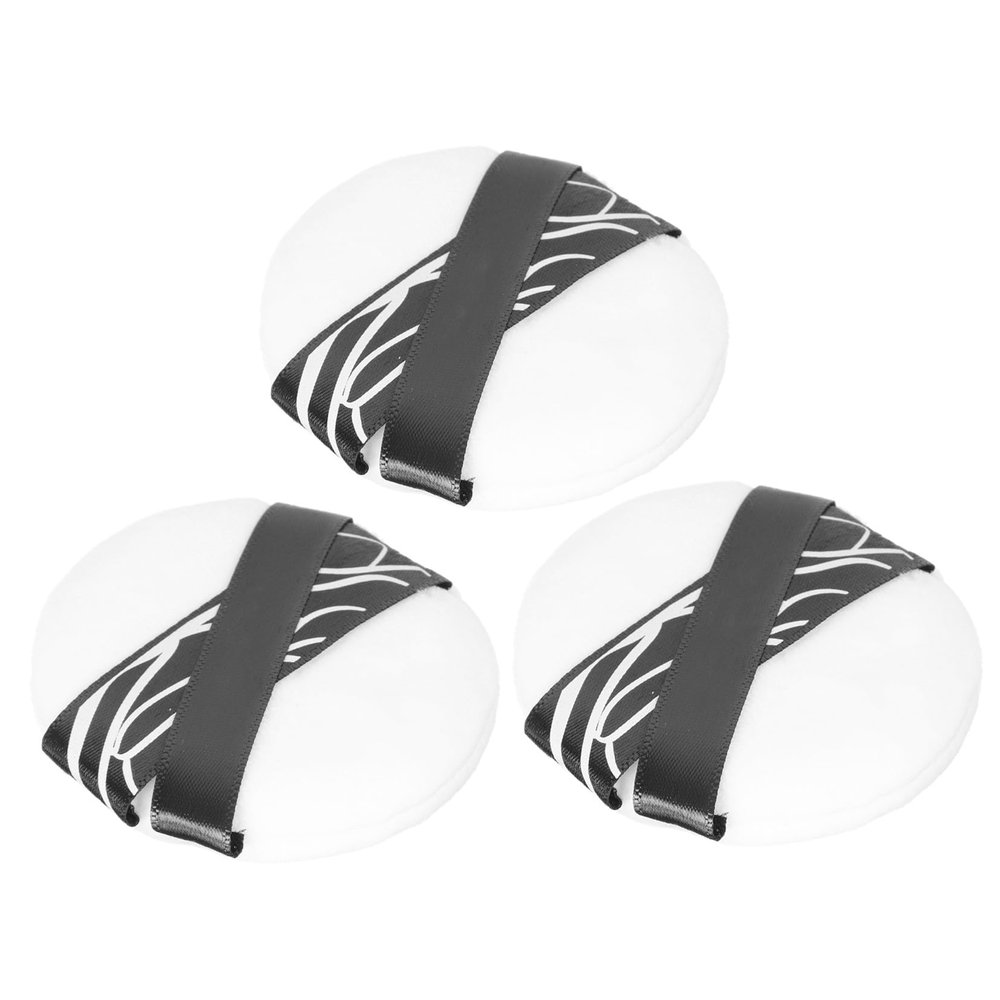 SHERCHPRY 3pcs Thick Layered Makeup Sponges Rounded Makeup Applicators for Cosmetics Soft and Comfortable Sponge for Girls Travel-Friendly