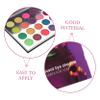 BIUDECO Glitter Eyeshadow Palette Glow Dark Halloween Eyeshadow for Creative Makeup and Costumes Portable Compact Design for and view 3