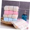BAZEITFLOW 3pcs Cotton Face Towels Soft Water Absorbent Skin-friendly Cloths for Home Hotel and Spa Use for Washing and Drying Random Colors view 4