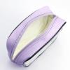 AGBIADD Clear Makeup Bag Travel Cosmetic Case Transparent Toiletry Bag with Zipper, Portable Make Up Organizer Traveling Compact Car Bag for Essentials (Purple) view 3