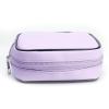 AGBIADD Clear Makeup Bag Travel Cosmetic Case Transparent Toiletry Bag with Zipper, Portable Make Up Organizer Traveling Compact Car Bag for Essentials (Purple) view 4