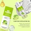 Lemon Exfoliating Gel for Face & Body, Gentle Peeling Gel Deep Cleansing Blackhead Pore Minimizer Facial Exfoliator, Moisturizing, Refreshing Oil Control Softer Skin 60ml view 2