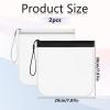 2Pcs Clear Toiletry Bag, TSA Approved Travel Toiletry Bag Reusable Quart Size Bags for Carry on Travel Accessories Waterproof & Leakproof Bags for Liquids, Holiday Essentials view 2