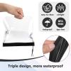 2Pcs Clear Toiletry Bag, TSA Approved Travel Toiletry Bag Reusable Quart Size Bags for Carry on Travel Accessories Waterproof & Leakproof Bags for Liquids, Holiday Essentials view 3