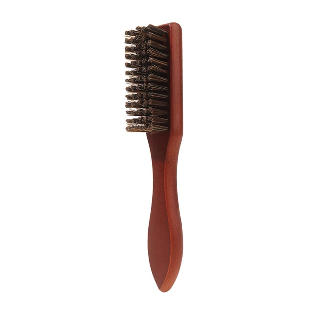 PartyKindom Beard Accessories for Men Barber Shredded Hair Brush Beard Edger Beard Softener Hairdressing Brush