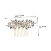 VICASKY Bridal Hair Accessory Comb Pearl Bridal Headband Wedding Hair Jewelry Set view 2
