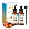 AKBAN Batana Oil for Hair Growth, Dr Sebi 100% Pure & Natural Organic Batana Oil from Honduras - for Thicker & Stronger Hair, Nourishes Damaged Hair - 2 FL OZ + 2 FL OZ view 1