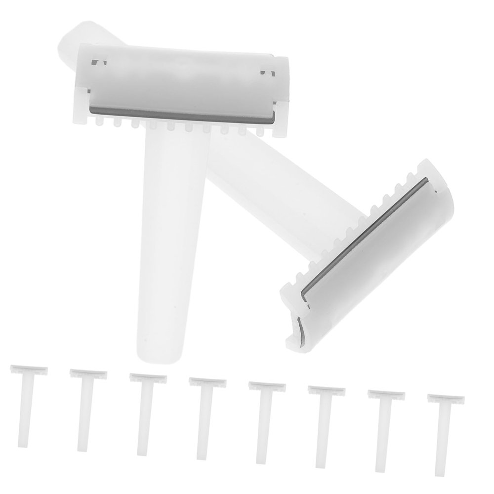 Happyyami 10pcs Hair Removal Shaver for Women Men Hair Razor Disposable Razor Women Facial Remover Double Sided for Underarm Bikini Line Easy to Use