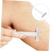 NIYANGLE 10pcs Sensitive Skin Hair Remover Razors for Women Disposable Double-edged Razors Hair Removal Shaver for Underarm Eyebrow Trimming Men Women view 2