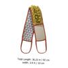 BAZEITFLOW 2pcs Dual Purpose Bath Flower Design Towels Exfoliating Scrubbers for Back view 2