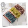 BAZEITFLOW 2pcs Dual Purpose Bath Flower Design Towels Exfoliating Scrubbers for Back view 4