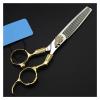 6 Inch Barberhaircutting, Vintage Gold, Hairdressinghaircutting, Thinning Hairdressinghaircutting, Hairdresser'shaircutting Hair Cutting Shears view 4