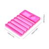 Healeved Nail Art Palette 5 Compartments Adjustable Nail Brush Holder Mixing Tray for Manicure Professionals and DIY Enthusiasts view 2