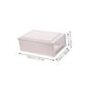 ARTIBETTER 2pcs Stackable Storage Drawer Organizers for Makeup and Clothes Plastic Desktop Storage Bins for Use Versatile Drawer Units Capacity view 2
