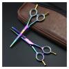 5.5 Inch Two-Tailed Hairdressing Haircut Thinning Haircut Hairdressing Hairdresser Set Hair Cutting Shears view 4