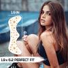 18-Sheet Freckle Face Tattoos - Glitter Temporary Tattoos - Heart, Star & Snowflake Designs in Gold/Silver/Rose - Festival Face Stickers for Women & Girls view 4