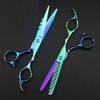 440c 6 inchgreen Cutting Barber Haircut thinning Shears Cut Scissor Hairdressing view 2