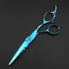 440c 6 inchgreen Cutting Barber Haircut thinning Shears Cut Scissor Hairdressing view 4