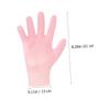 BESTYASH 2Pairs Pink Women Moisturizing Exfoliating Gloves for Dry Hands Practical Hydrating Hand Gloves for Soft Smooth view 2