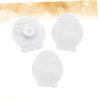 BESTYASH 3pcs Silicone Octopus-Shaped Facial Brush Gentle Face Cleansing Instrument for Daily Use Non-Abrasive and Skin-Friendly for All Skin Types White view 2