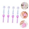 BESTYASH Lightweight Nail Cleaning Brush Set 8pcs Round Brush Accessories Portable Space-saving Nail Handle view 2