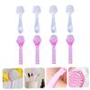 BESTYASH Lightweight Nail Cleaning Brush Set 8pcs Round Brush Accessories Portable Space-saving Nail Handle view 4