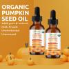 AKBAN Pumpkin Seed Oil for Hair Growth, 100% Pure Natural Cold Pressed Organic, Moisturizing & Nourishing Dry Damaged Hair & Scalp, for Skin Care, Hair Care, Body Massage, 2 fl oz + 2 fl oz view 3