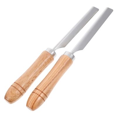 BRIGHTFUFU 2pcs Stainless Steel Shaving Tool Holder Hair Cutter Tool Pig Hair Shaving Blades Clip Home Accessories