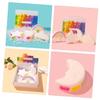 4Pcs Rainbow Cute Bubble Bath Balls with Natural Ingredients Relaxing Bath Salt for Shower and Bathing Bliss view 3