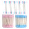 BESTYASH Double-Head Cotton Swabs 400 Count Makeup Cleaning Swabs Pointed Tips for Beauty and Ear Cleaning Disposable Dual-Ended Cotton Buds view 1