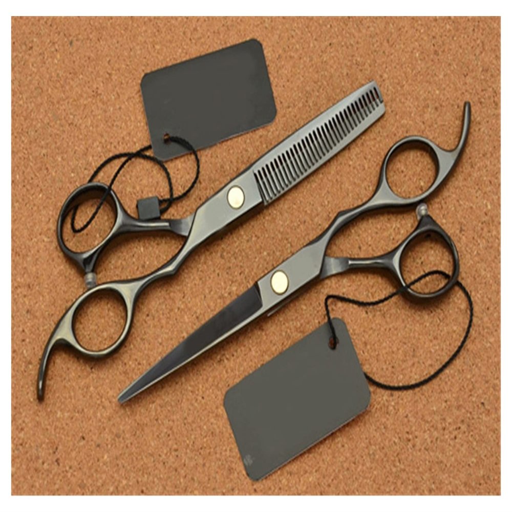 6.0 Inch Black Professional Human, Barber, Thinning Hair Cutting Shears