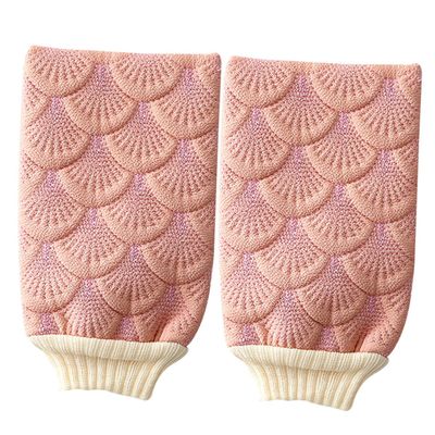 BESTYASH Body Exfoliator Bath Mittens 2 Pack Spa Cell Mittens Shower Gloves Brush for Men Women