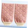 BESTYASH Body Exfoliator Bath Mittens 2 Pack Spa Cell Mittens Shower Gloves Brush for Men Women view 3