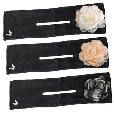 PartyKindom 3pcs Flower Hair Bun Maker Lazy Hair Bun Shaper for Women Girls Styling Tool