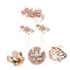 Baluue 3pcs Bridal Hair Comb Rhinestone Flower Design Wedding Hair Accessories for Women and Bridesmaids Elegant Side Comb Clips for Special Occasions view 3
