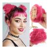 Hair Bun Synthetic Wavy Hair Bun, Claw Clip Ponytail Extension for Women Curly Hair Ponytail Clip In(Silver) view 1