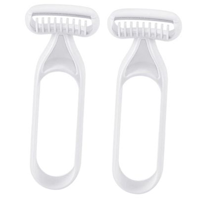 LIFKOME 2pcs Eyebrow Razor for Women Facial Hair Remover Shaving Hair Arms Legs Beauty Care Tool