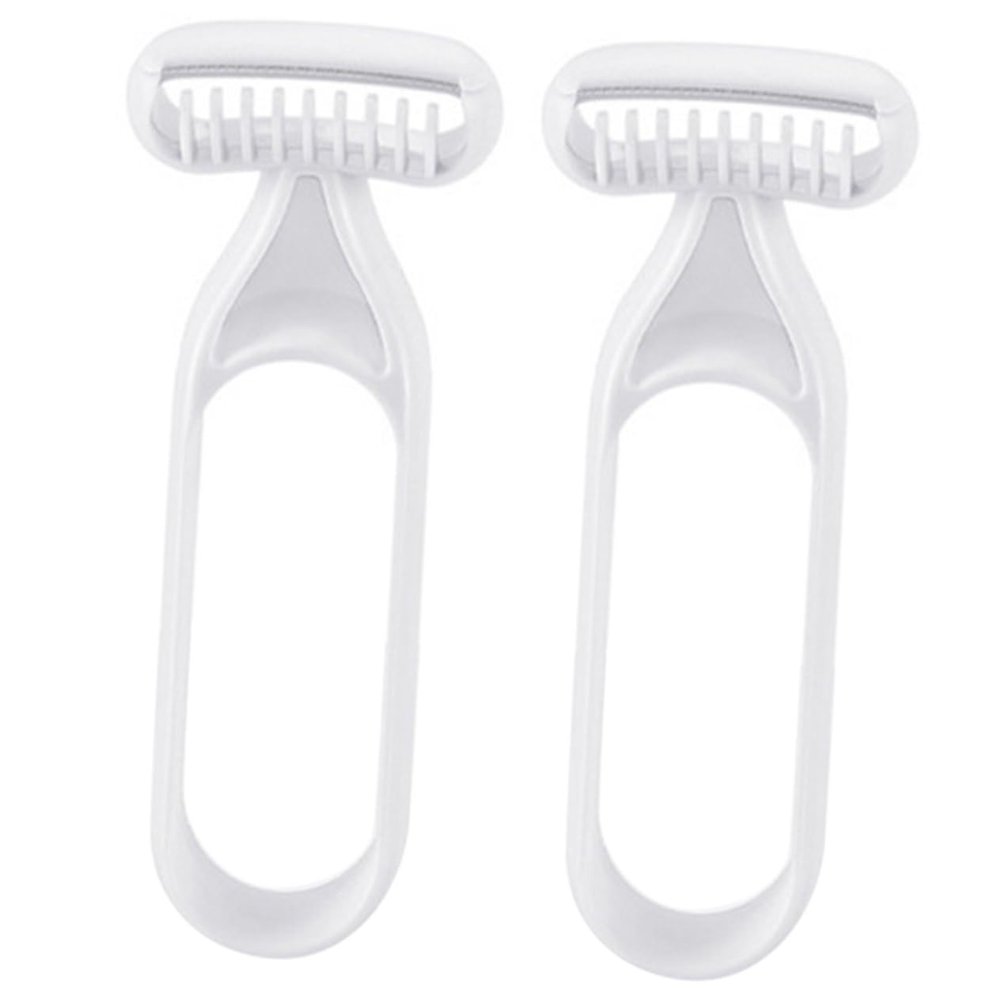LIFKOME 2pcs Eyebrow Razor for Women Facial Hair Remover Shaving Hair Arms Legs Beauty Care Tool