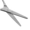 HAPINARY 2pcs Stainless Steel Eyebrow Scissors Rounded Tips for Safe Trimming of Eyebrows Nose Hair and Beards Compact Beauty Scissors Go Grooming view 2